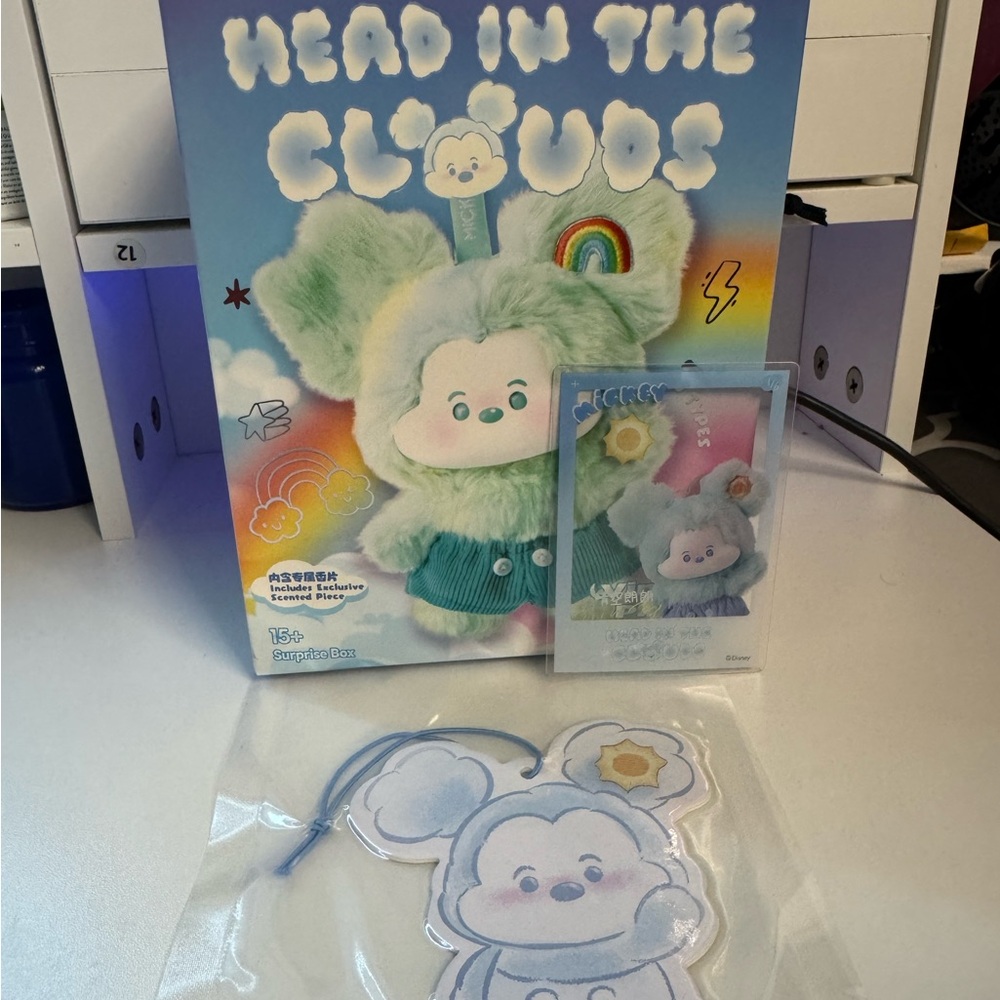 Head In The Clouds Mickey Figure. Scented piece